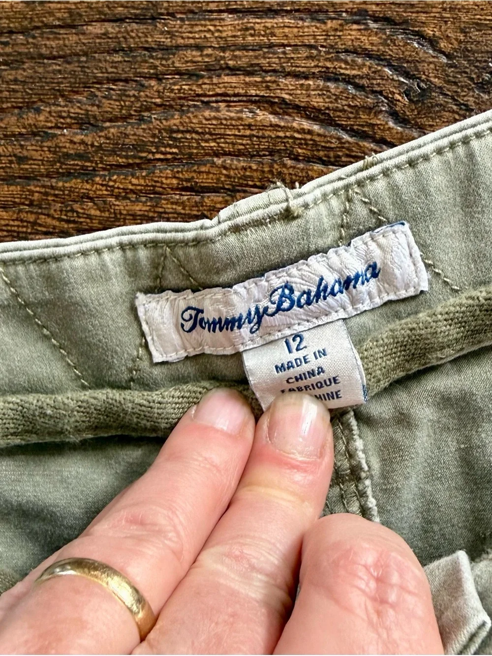 Tommy Bahama Light Olive Straight-Leg Chino Pants - Picture 2 of 3